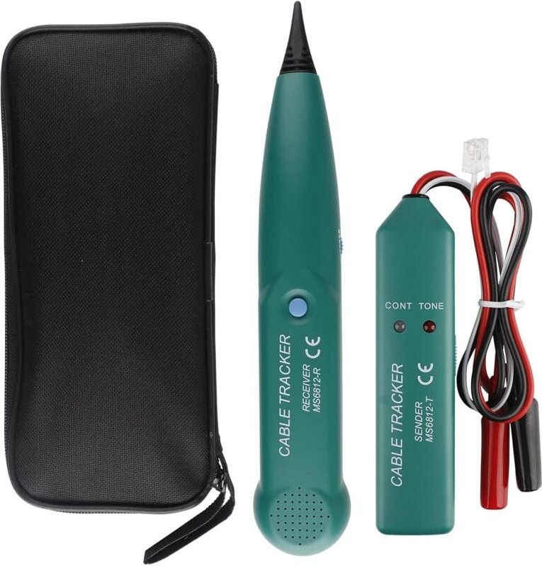 Fitags - Elektrischer Kabelsucher, elektrischer Kabeldetektor, multifunktionaler Kabelsucher-Stromkreistester, Telefonka...