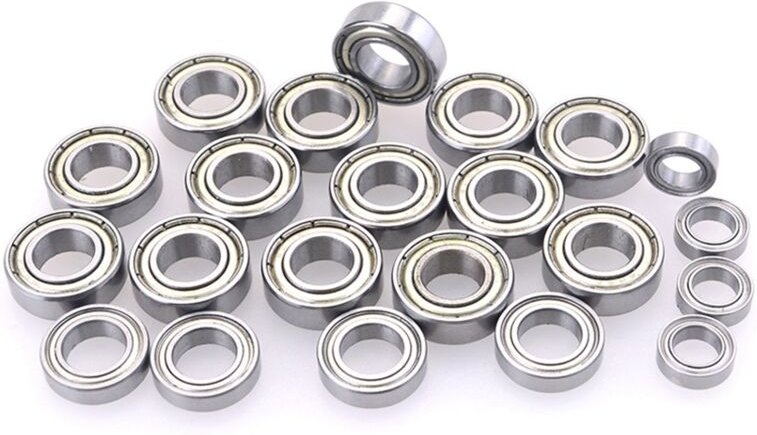 Tlily - 14 StüCke Metall Stahl Kugellager 8109 für 1/8 08423 08425 08426 08427 9020 9072 9116 9203 rc Auto Upgrade Teile