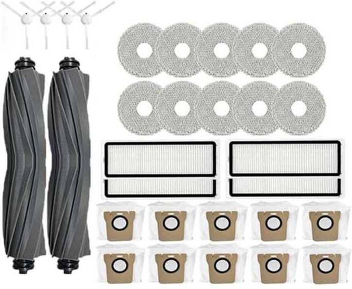 Hauptseitenbürste des Roboterstaubsaugers, Hepa-Filter, Wischtuch