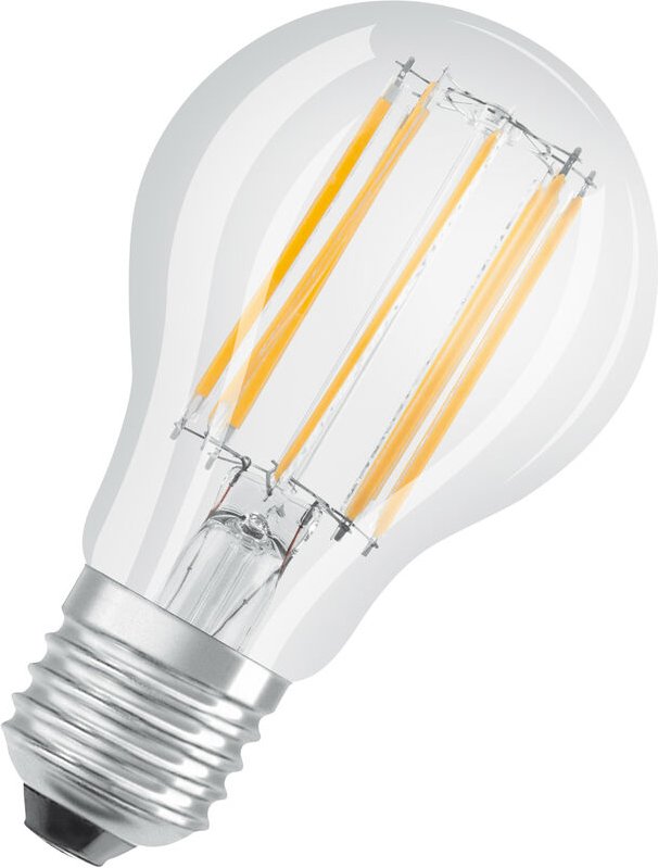 Thumbnail - Osram - Filament led Lampe mit E27 Sockel, klassiche Birnenform, Kaltweiss (4000K), 11W, Ersatz für 100W-Glühbirne, led ...