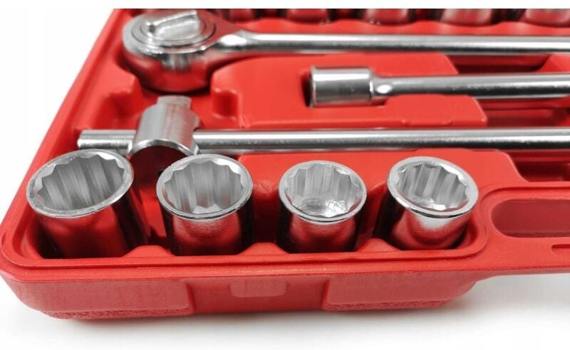 Steckschlüsselsatz 21-teilig 3/4" 19-50mm 12-kant M58253