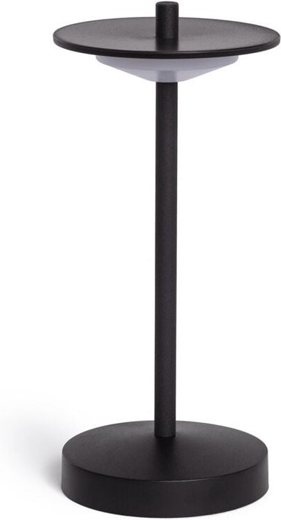 Ledkia - led Tischlampe tragbar mit wiederaufladbarem USB-Akku Estepona Schwarz