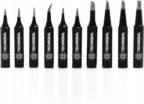 900M TECHREBAL Spitzen 10 Stück SCHWARZ