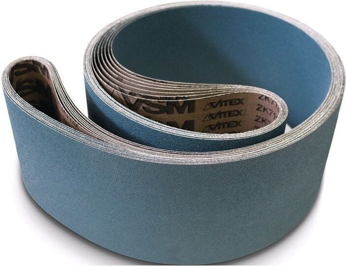 VSM - 735621 Schleifband ZK713X Länge 1000 mm Breite 100 mm Körnung 120 für Stahl