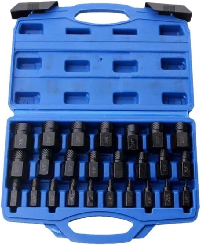 Memkey - Set mit 25 Ausziehern für gebrochene Schrauben und Bolzen