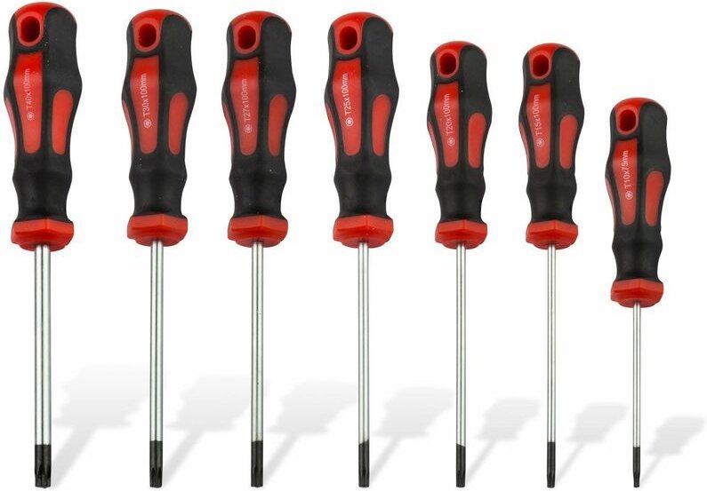 Thumbnail - Innensechsrund Schraubendreher Schraubenzieher Satz T10-T40 7tlg Set