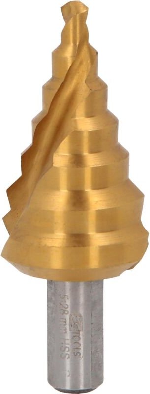 Ks Tools HSS-TiN Stufenbohrer,Ø 5-28mm, 7 Stufen - 330.2356