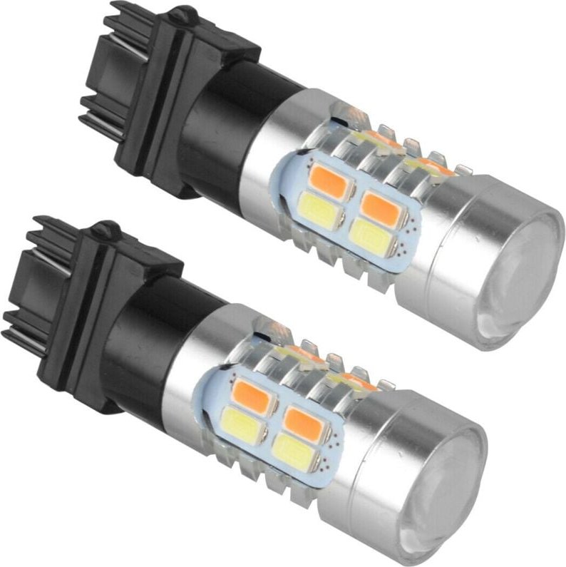 2X Hohe 3157 led drl / Gelb ZurüCk Schalten Blinker Parken 20-SMD-5730 GlüH Birnen Farbig