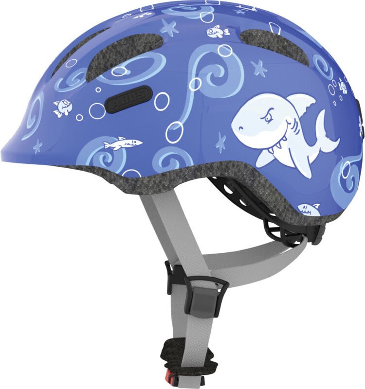 Thumbnail - Fahrradhelm Kinder Kids Pro Größe m blue sharky - Abus