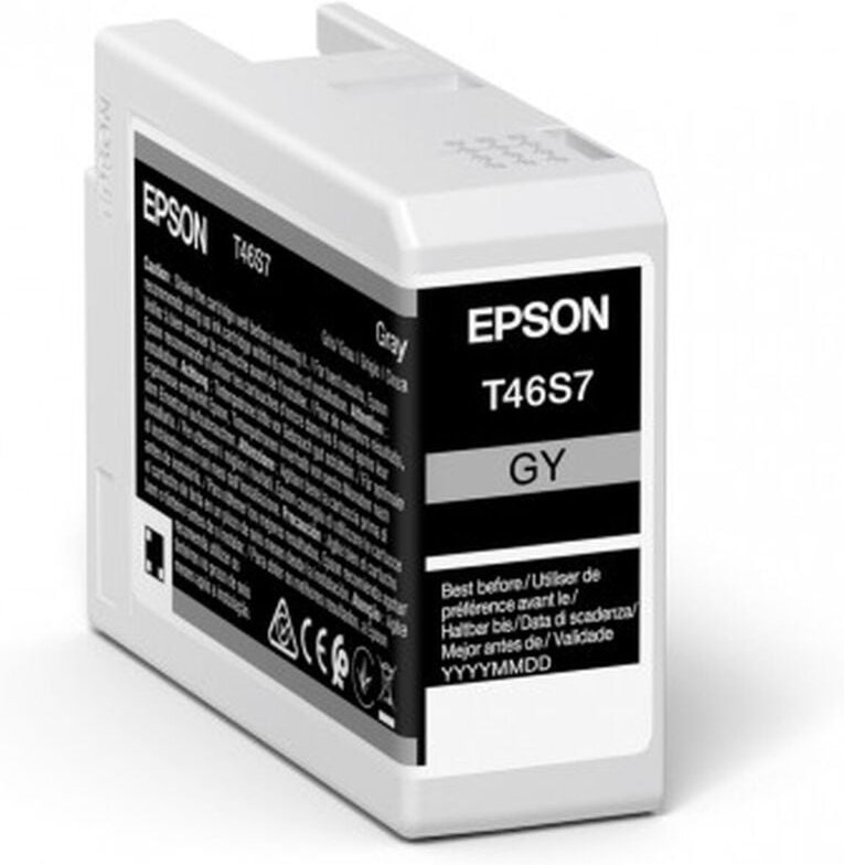 Epson Tintenpatrone gray T 46S7 25 ml Ultrachrome Pro 10 Druckerpatronen