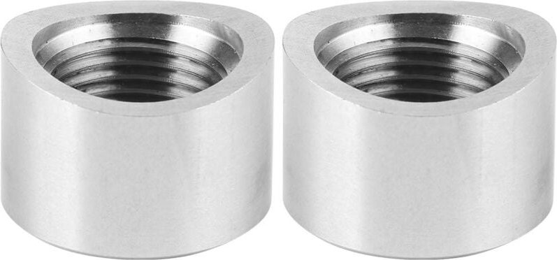 Schweißspundanschluss für Sauerstoffsensor aus Stahl, Sauerstoffsensor-Mutternstopfen, 2PCS Sauerstoffsensor-Stöpsel Ede...