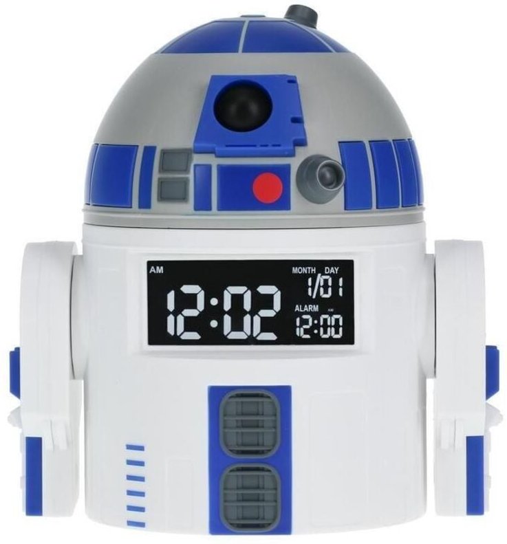 Paladone R2D2 Digitaler Wecker Blau, Weiß
