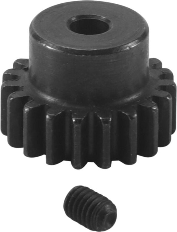 Tlily - Stahl 19T Motorzahnrad Ritzel 124016-2178 für 144002 144010 124016 124017 Brushless rc Car Upgrades Teile