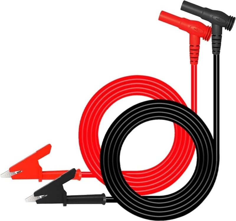 Bluedeer - Multimeter-Messleitungen, 15 a, 1000 v, Rot und Schwarz, robuste Drähte für elektrische Sicherheitstests und ...