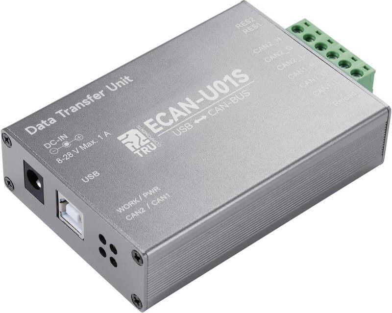 Tru Components - TC-ECAN-U01S can Umsetzer usb, can Bus 8 v/dc, 28 v/dc 1 St.
