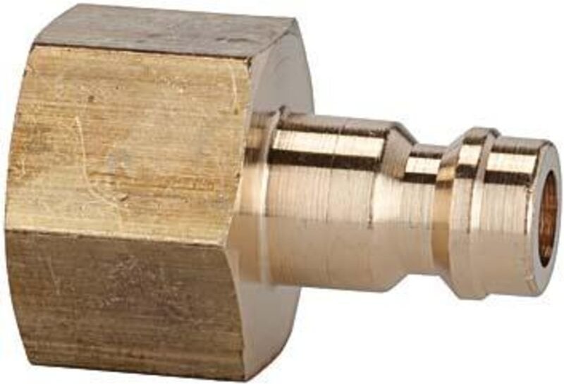 Holthaus Medical - Riegler Nippel für Kupplungen nw 5, Messing blank, g 3/8 ig, sw 19