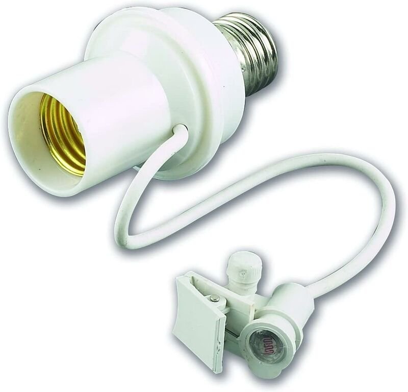 Electraline e27 dämmerungsschalter mit lichtschranke - 58314