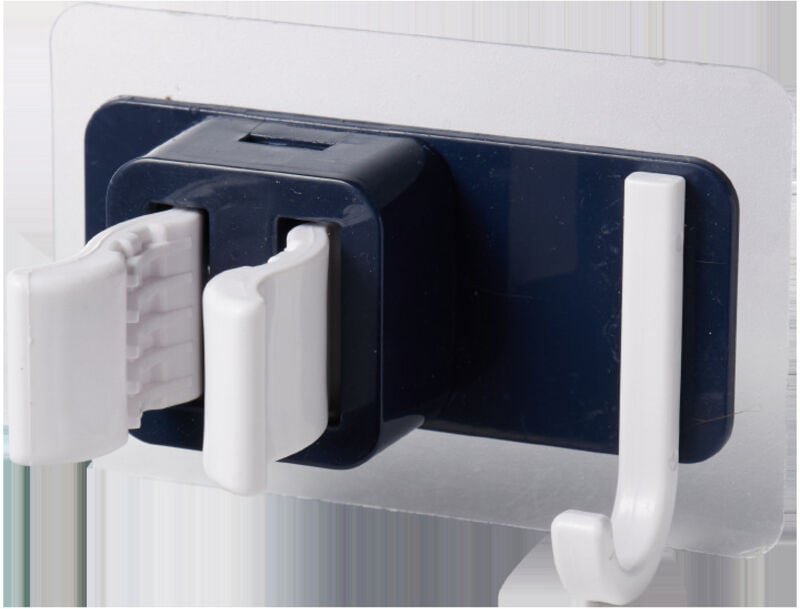 Besenhalter zur Wandmontage, Mopp- und Besenhalter, Wandregal, Garagen-Organizer, Gartenbad, 80 x 50 x 42 mm, 3 Stück, B...