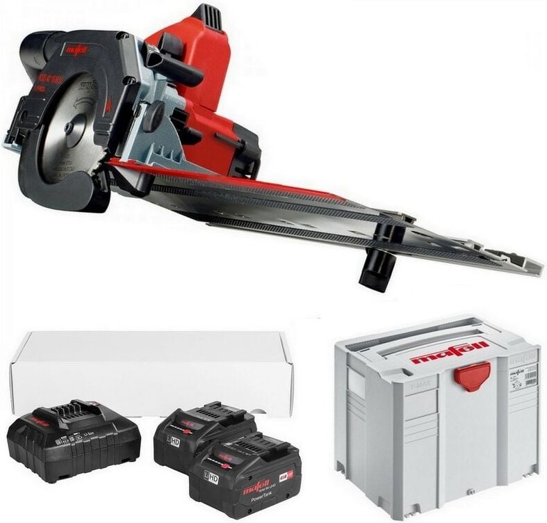 Akku Kappschienen Säge Kappsäge kss 40 18M bl pure 91B302 + Power-Set 2 - Mafell