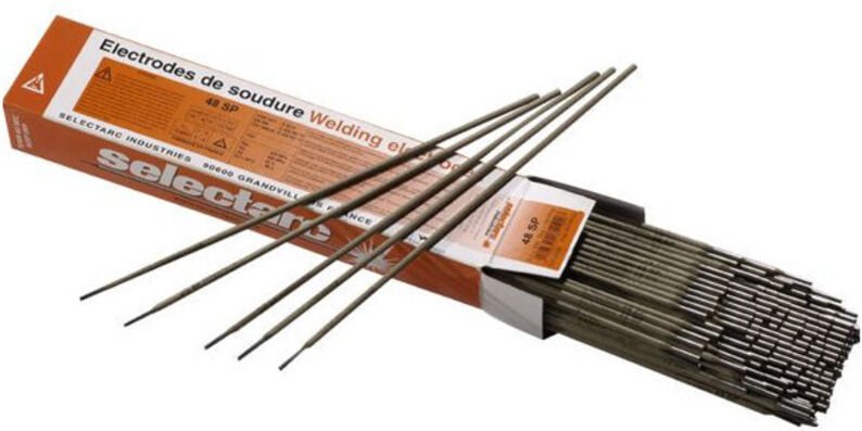 Rostfreier Rutil-Elektrode für alle Positionen 48 Spd 2 mm 88 Elektroden pro Packung