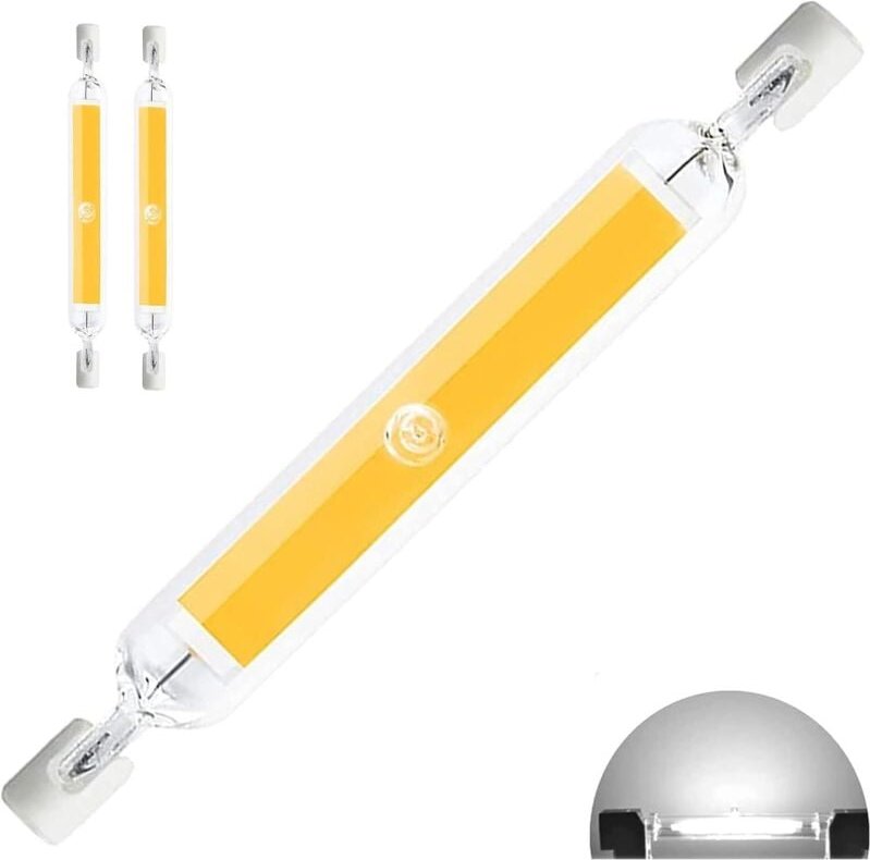 Thumbnail - Lablanc - R7S LED-Glühbirne, 118 mm, 20 w, dimmbar, natürliches Licht 4500 k, 500 lm, LED-R7S-COB-Röhren für Flutlicht, ...