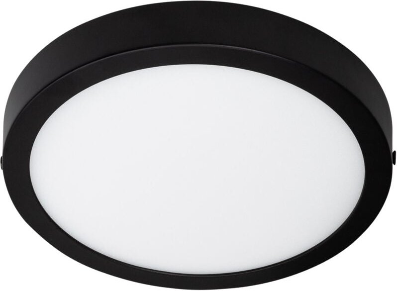 Efectoled - LED-Deckenleuchte 18W Rund Aluminium Ø210mm Slim cct Wählbar Galán SwitchDimm Schwarz