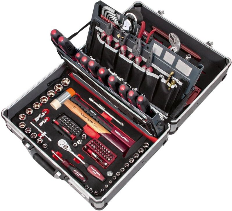 Service-Werkzeugkoffer, ergo+hightech, 154-tlg.