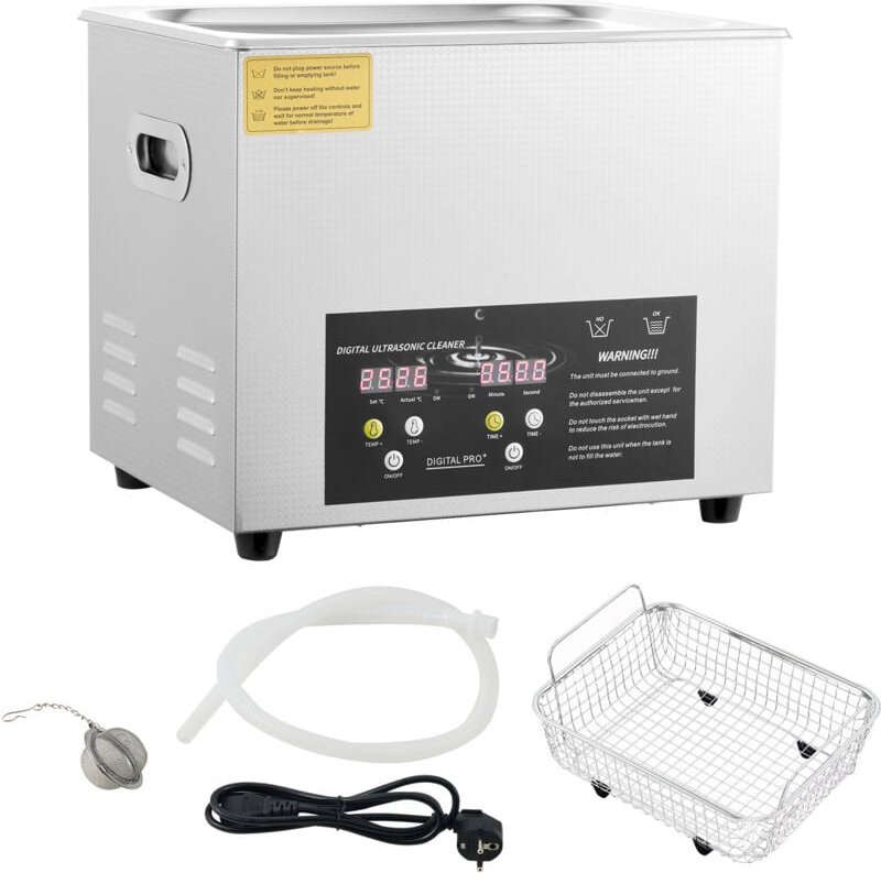 Thumbnail - Mophorn - Verbesserter Ultraschallreiniger 10L Professioneller digitaler Laborreiniger mit Timer für gründliche Teile- u...