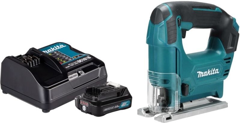 Makita - jv 101 DSA1 Akku Stichsäge 12 v max. 65 mm + 1x Akku 2,0 Ah + Ladegerät