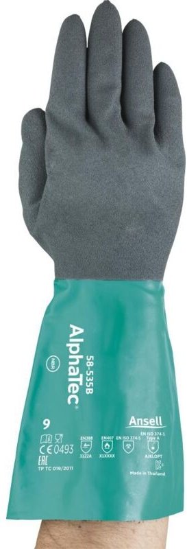 Handschuh AlphaTec 58-535B,Gr.8 12 Stk - Ansell
