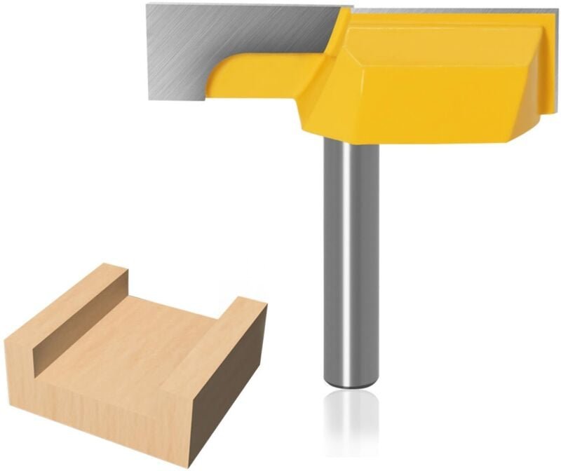 8-mm-Fräser, T-Schaft-Fräser, Fräser-Hobelwerkzeug für die Holzbearbeitung, für Bodenfräser, Hobelwerkzeug für die Holzb...