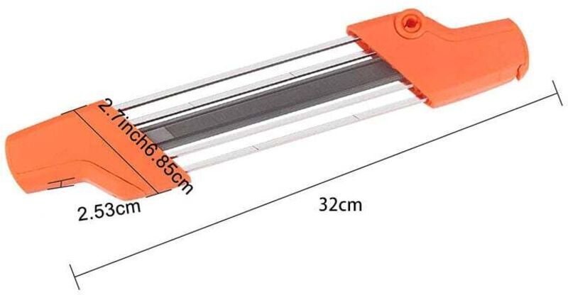 Memkey 2-in-1 Kettensägenkettenfeilenhalter 3/8" P Ø 4,0 mm
