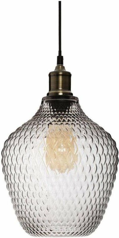 Atmosphera - Glas-Deckenleuchte omaha, 25 cm, transparente Farbe