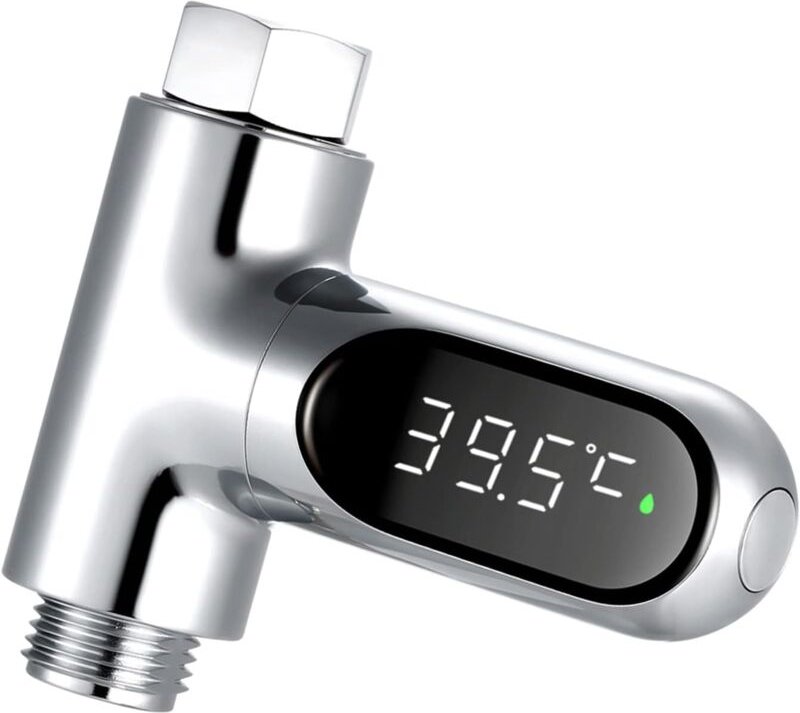 ZVD - Duschthermometer - LED-Digitalanzeige, Celsius/Fahrenheit