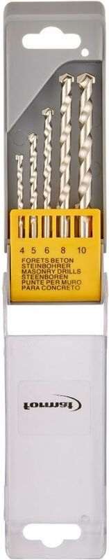 Hartmetall Steinbohrer - Satz 5 - teilig - Format