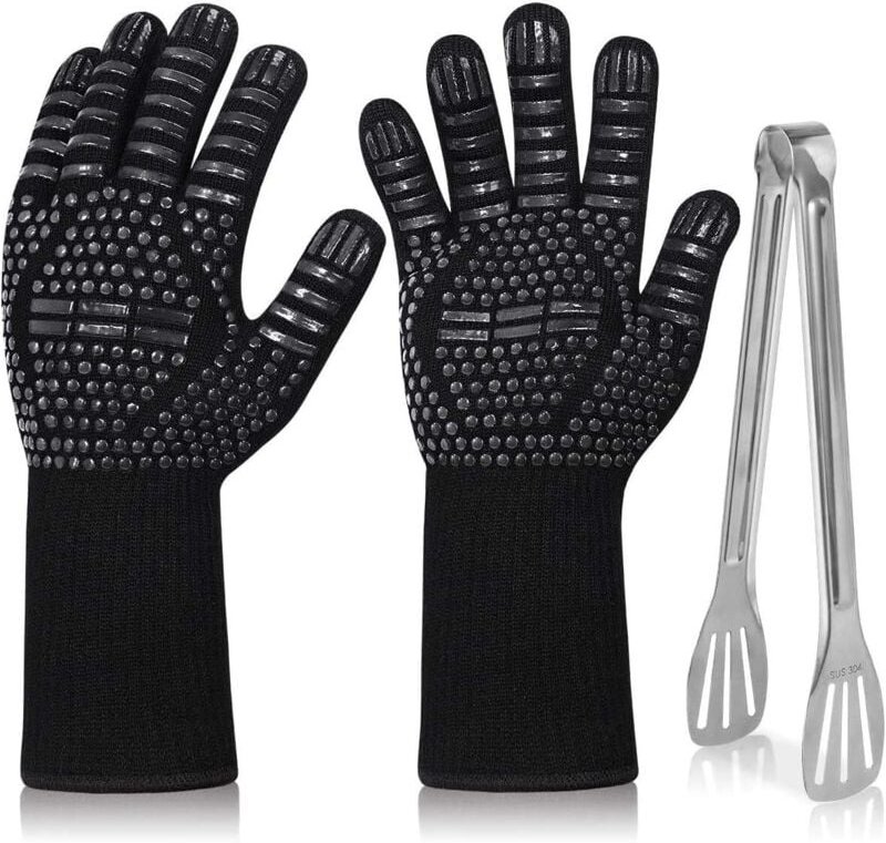 Soekavia - Grillhandschuhe, Ofenhandschuhe bis 800°C. Universelle hitzebeständige, rutschfeste Ofenhandschuhe für Grill,...