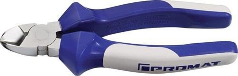 Promat - Seitenschneider Länge 160 mm Kopf verchromt Mehrkomponenten-Hüllen max. 2 mm