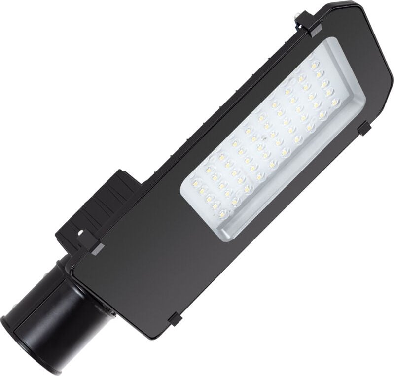 Ledkia - LED-Straßenleuchte 40W Harlem osram Schwarz 3000K Warmweiß
