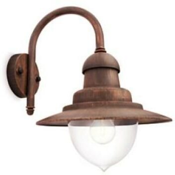 Philips - raindrop wandleuchte 1xe27 ip44 bronze - 0165206pn
