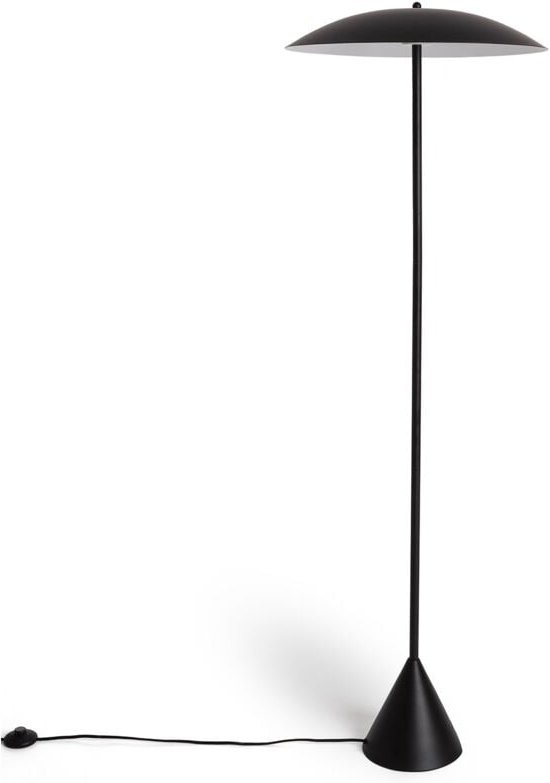 Stehlampe Metall Irmah Schwarz