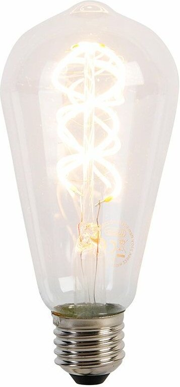 E27 LED-Lampe Wendelfaden ST64 5W 400 lm 2200K