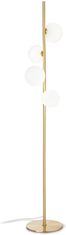 Thumbnail - Ideal Lux PERLAGE 4-flammige mehrarmige Stehlampe Messing, eingebauter Schalter, nicht dimmbar