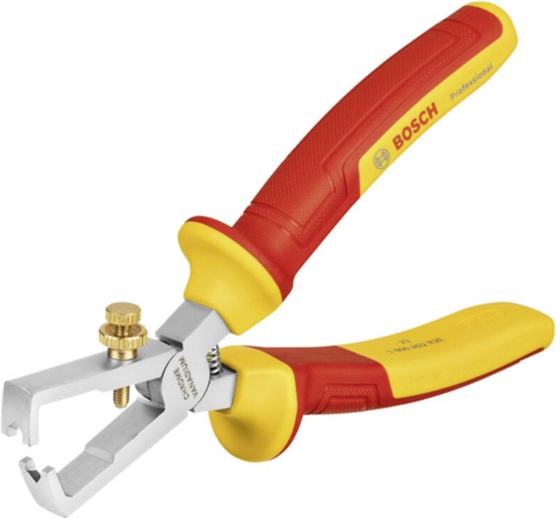 Bosch Professional - Bosch Werkzeug - VDE-Universal-Abisolierzange, Länge 16 cm 1600A02NE7