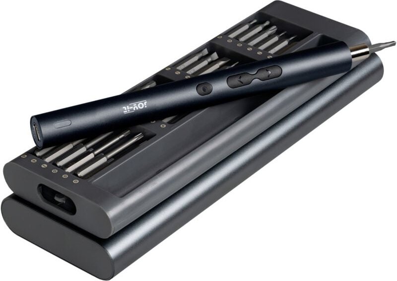 WE-0002 Werkzeugset Schraubendreher, Akku-Multi-Tool magnetisch, im Koffer 62teilig - Joy-it