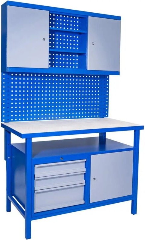 Güde - Werkbank Set 730 Werkstattwand 3tlg Werkstatteinrichtung