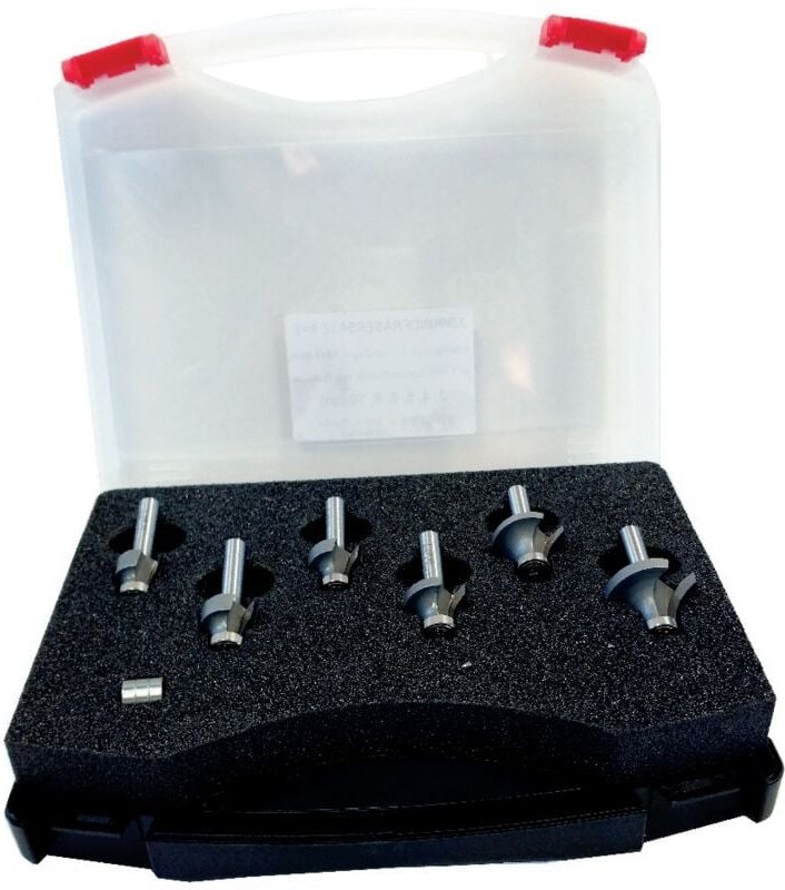 HW-Abrundfräsersatz S8 Schaft 8 mm 7500.000.006 - Guhdo