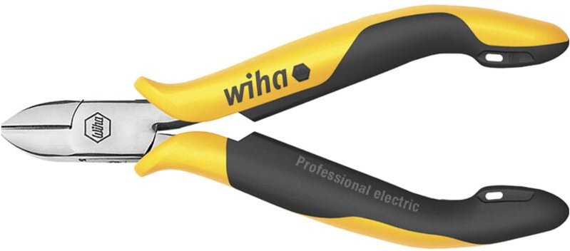 Thumbnail - Seitenschneider Professional esd breiter, halbrunder Kopf mit Wate 115 mm, 4 1/2' (26831) - Wiha