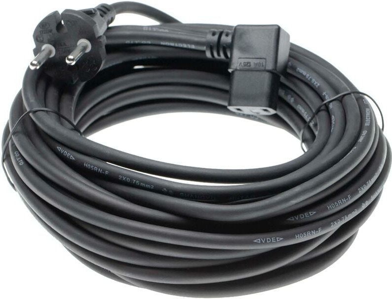 Stromkabel kompatibel mit Kirby Sentria F-Style, Sentria ii, Avalir, G9, Avalir 2 Staubsauger - 10 m Kabel, Anschlusskab...
