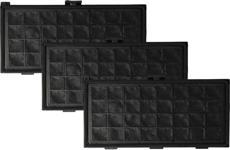 Filterset 3x Staubsaugerfilter kompatibel mit Miele Classic C1 EcoLine Staubsauger - hepa Filter Allergiefilter - Vhbw