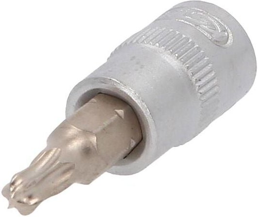 1/4' Bit-Stecknuss für Torx-Schrauben mit Kugelkopf, T25
